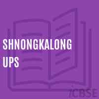 Shnongkalong Ups School Logo