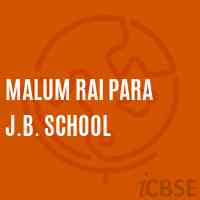 Malum Rai Para J.B. School Logo