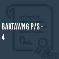 Baktawng P/s - 4 Primary School Logo