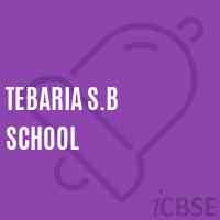 Tebaria S.B School Logo