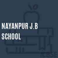 Nayanpur J.B School Logo