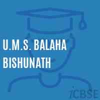 U.M.S. Balaha Bishunath Middle School Logo