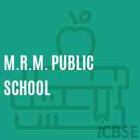 M.R.M. Public School Logo