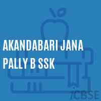 Akandabari Jana Pally B Ssk Primary School Logo