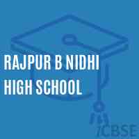 Rajpur B Nidhi High School Logo