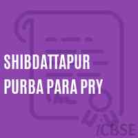 Shibdattapur Purba Para Pry Primary School Logo