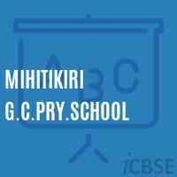 Mihitikiri G.C.Pry.School Logo
