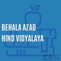 Behala Azad Hind Vidyalaya Secondary School Logo