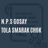 N.P.S Gosay Tola Smarak Chok Primary School Logo