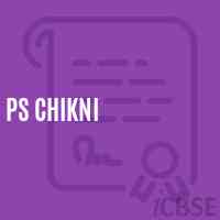 Ps Chikni Primary School Logo