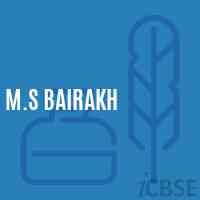 M.S Bairakh Middle School Logo
