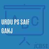 Urdu Ps Saif Ganj Primary School Logo