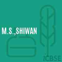 M.S.,Shiwan Middle School Logo