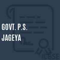 Govt. P.S. Jageya Primary School Logo