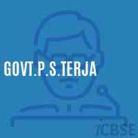 Govt.P.S.Terja Primary School Logo
