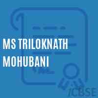 Ms Triloknath Mohubani Middle School Logo