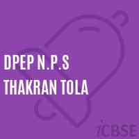Dpep N.P.S Thakran Tola Primary School Logo