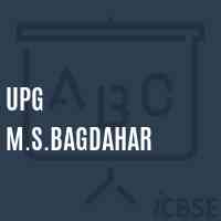 Upg M.S.Bagdahar Middle School Logo