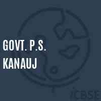 Govt. P.S. Kanauj Primary School Logo