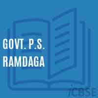 Govt. P.S. Ramdaga Primary School Logo