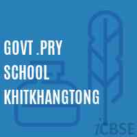 Govt .Pry School Khitkhangtong Logo