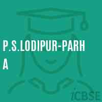 P.S.Lodipur-Parha Primary School Logo