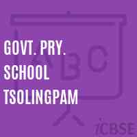 Govt. Pry. School Tsolingpam Logo