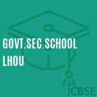 Govt.Sec.School Lhou Logo