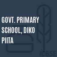 Govt. Primary School, Diko Piita Logo