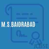 M.S.Baidrabad Middle School Logo