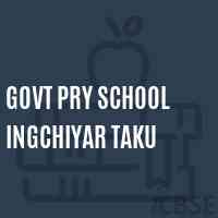 Govt Pry School Ingchiyar Taku Logo