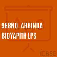 988No. Arbinda Bidyapith Lps Primary School Logo