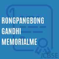 Rongpangbong Gandhi Memorialme Middle School Logo