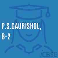 P.S.Gaurishol, B-2 Primary School Logo