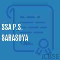Ssa P.S. Sarasoya Primary School Logo
