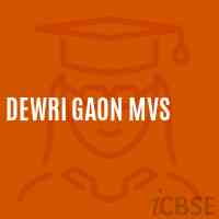 Dewri Gaon Mvs Middle School Logo