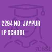 2294 No. Jaypur Lp School Logo