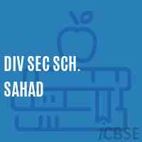 Div Sec Sch. Sahad Secondary School Logo
