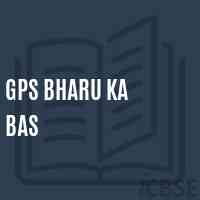 Gps Bharu Ka Bas Primary School Logo