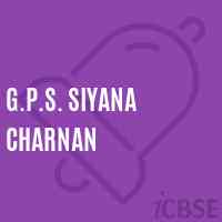 G.P.S. Siyana Charnan Primary School Logo