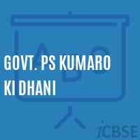 Govt. Ps Kumaro Ki Dhani Primary School Logo