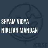 Shyam Vidya Niketan Mandan High School Logo