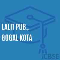 Lalit Pub,. Gogal Kota Middle School Logo
