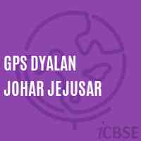 Gps Dyalan Johar Jejusar Primary School Logo