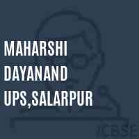 Maharshi Dayanand Ups,Salarpur Secondary School Logo