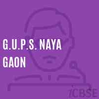 G.U.P.S. Naya Gaon Middle School Logo