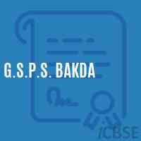 G.S.P.S. Bakda Primary School Logo