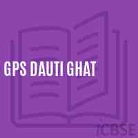Gps Dauti Ghat Primary School Logo
