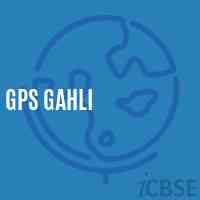 Gps Gahli Primary School Logo