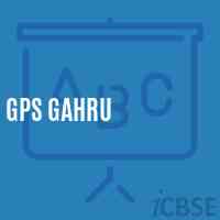 Gps Gahru Primary School Logo